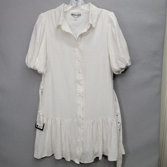 WALTER BAKER TYANNA IVORY DRESS, SIZE M - Picture 4 of 9